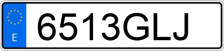 Numer rejestracyjny 6513GLJ posiada FORD FIESTA