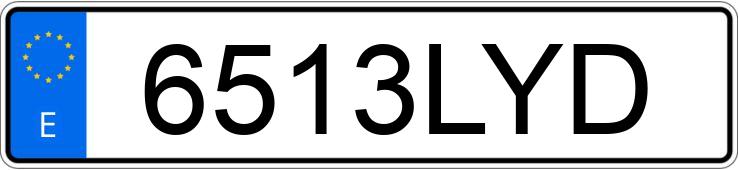 Numer rejestracyjny 6513LYD posiada VOLKSWAGEN T-ROC Numer rejestracyjny 6513LYD posiada VOLKSWAGEN T-ROC