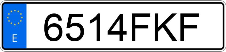 Numer rejestracyjny 6514FKF posiada SEAT LEON