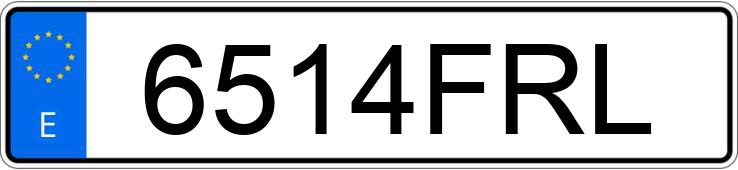 Numer rejestracyjny 6514FRL posiada PEUGEOT 207