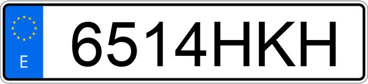 Numer rejestracyjny 6514HKH posiada PEUGEOT 207