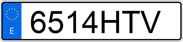 Numer rejestracyjny 6514HTV posiada OPEL ASTRA