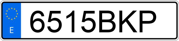 Numer rejestracyjny 6515BKP posiada FIAT BRAVO 80 SX 16V Numer rejestracyjny 6515BKP posiada FIAT BRAVO 80 SX 16V