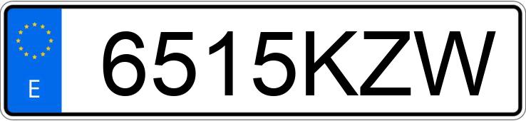 Numer rejestracyjny 6515KZW posiada NISSAN NV 200