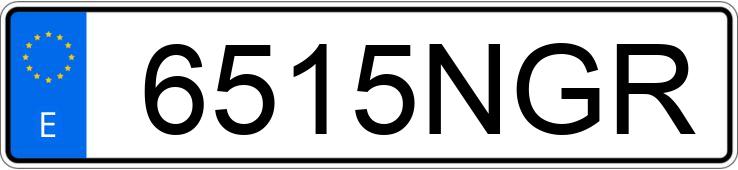 Numer rejestracyjny 6515NGR posiada SEAT IBIZA Numer rejestracyjny 6515NGR posiada SEAT IBIZA