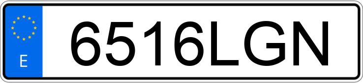 Numer rejestracyjny 6516LGN posiada SEAT ARONA