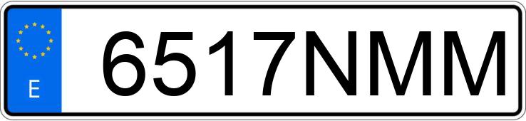 Numer rejestracyjny 6517NMM posiada VOLKSWAGEN T-CROSS