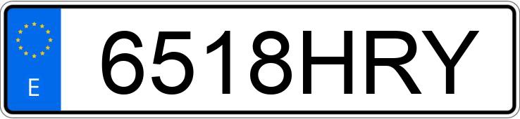 Numer rejestracyjny 6518HRY posiada SKODA YETI Numer rejestracyjny 6518HRY posiada SKODA YETI