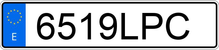 Numer rejestracyjny 6519LPC posiada TOYOTA COROLLA 125H ACTIVE TECH