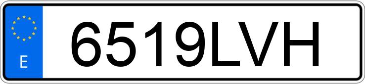 Numer rejestracyjny 6519LVH posiada RENAULT CLIO