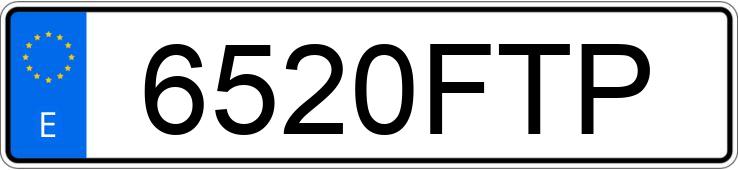 Numer rejestracyjny 6520FTP posiada VOLKSWAGEN CADDY