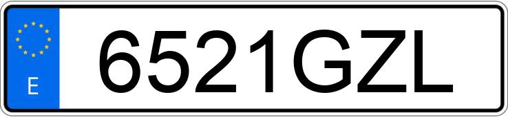 Numer rejestracyjny 6521GZL posiada KIA SORENTO