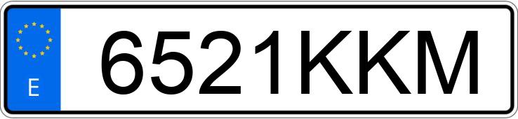 Numer rejestracyjny 6521KKM posiada HYUNDAI TUCSON