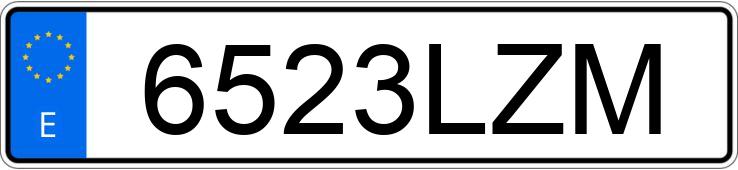 Numer rejestracyjny 6523LZM posiada PEUGEOT 208