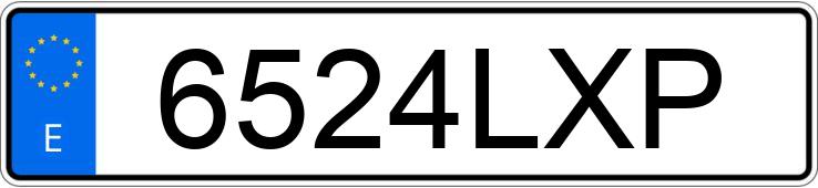 Numer rejestracyjny 6524LXP posiada FIAT SCUDO Numer rejestracyjny 6524LXP posiada FIAT SCUDO