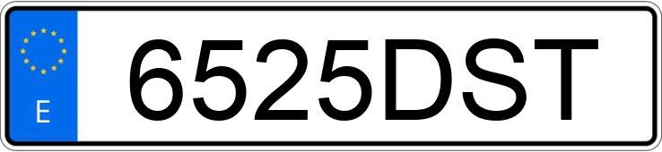 O número de registro 6525DST tem AUDI A4 O número de registro 6525DST tem AUDI A4