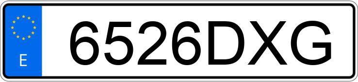 Numer rejestracyjny 6526DXG posiada CITROEN C4