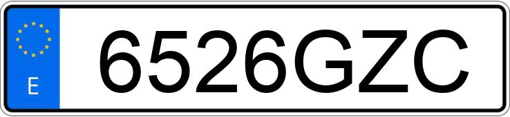 Numer rejestracyjny 6526GZC posiada PEUGEOT 207 Numer rejestracyjny 6526GZC posiada PEUGEOT 207