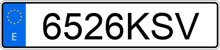 Numer rejestracyjny 6526KSV posiada OPEL ASTRA