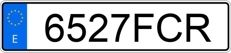 Numer rejestracyjny 6527FCR posiada KYMCO VENOX