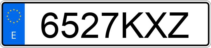 Numer rejestracyjny 6527KXZ posiada AUDI A5