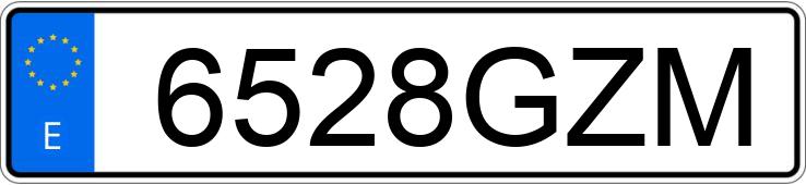 Numer rejestracyjny 6528GZM posiada SEAT ALTEA