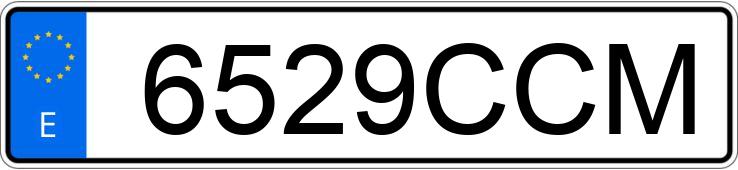 Numer rejestracyjny 6529CCM posiada AUDI A3