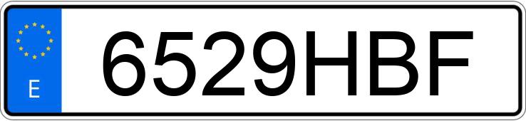 Numer rejestracyjny 6529HBF posiada RENAULT TRAFIC Numer rejestracyjny 6529HBF posiada RENAULT TRAFIC