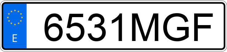 Numer rejestracyjny 6531MGF posiada DACIA DUSTER