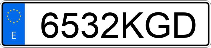 Numer rejestracyjny 6532KGD posiada PEUGEOT 2008