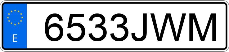 Numer rejestracyjny 6533JWM posiada VOLKSWAGEN GOLF Numer rejestracyjny 6533JWM posiada VOLKSWAGEN GOLF