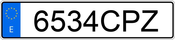 Numer rejestracyjny 6534CPZ posiada FORD FIESTA