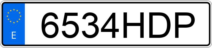 Numer rejestracyjny 6534HDP posiada MERCEDES S (220-221)