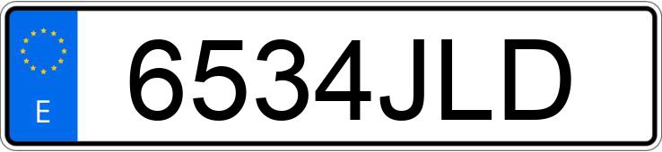 Numer rejestracyjny 6534JLD posiada FORD ECOSPORT