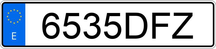 Numer rejestracyjny 6535DFZ posiada ROVER MGF Numer rejestracyjny 6535DFZ posiada ROVER MGF