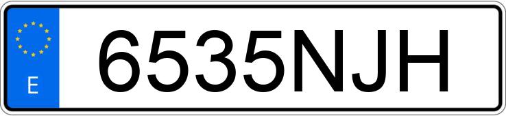 Numer rejestracyjny 6535NJH posiada DACIA JOGGER