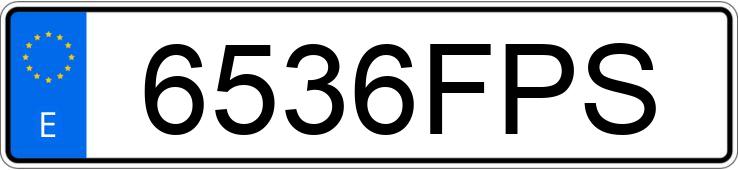 Numer rejestracyjny 6536FPS posiada PEUGEOT 407