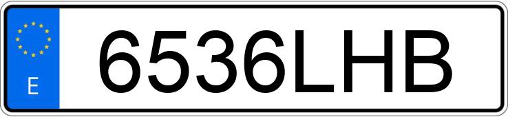 Numer rejestracyjny 6536LHB posiada TOYOTA COROLLA