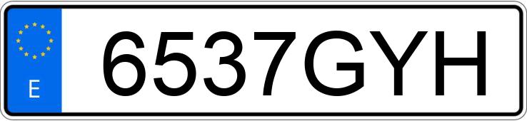 Numer rejestracyjny 6537GYH posiada FORD TOURNEO CONNECT Numer rejestracyjny 6537GYH posiada FORD TOURNEO CONNECT