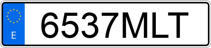 Il numero di registrazione 6537MLT ha FORD TRANSIT CONNECT