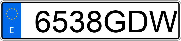 Numer rejestracyjny 6538GDW posiada AUDI A3 Numer rejestracyjny 6538GDW posiada AUDI A3