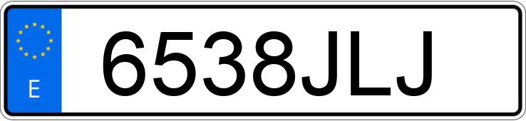 Numer rejestracyjny 6538JLJ posiada BMW SERIE 4