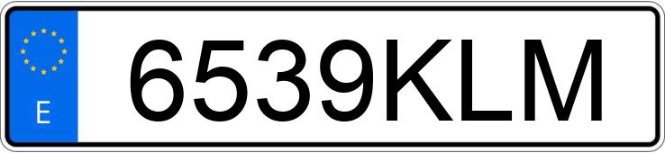 Numer rejestracyjny 6539KLM posiada VOLVO XC40