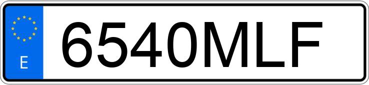 Numer rejestracyjny 6540MLF posiada PEUGEOT 308