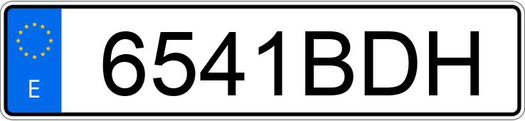 Numer rejestracyjny 6541BDH posiada RENAULT LAGUNA