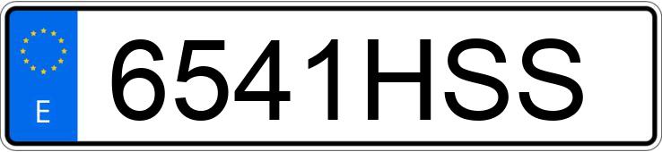 Numer rejestracyjny 6541HSS posiada KIA SPORTAGE Numer rejestracyjny 6541HSS posiada KIA SPORTAGE