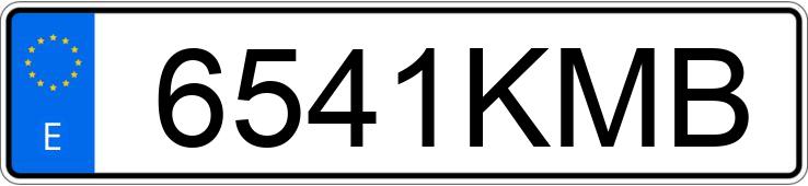 Numer rejestracyjny 6541KMB posiada OPEL KARL