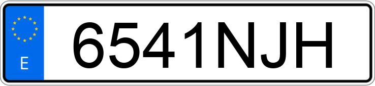 Numer rejestracyjny 6541NJH posiada TOYOTA YARIS CROSS