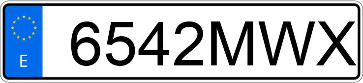 Numer rejestracyjny 6542MWX posiada HYUNDAI I10