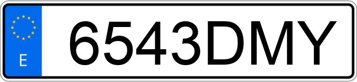 Numer rejestracyjny 6543DMY posiada BMW SERIE 3 Numer rejestracyjny 6543DMY posiada BMW SERIE 3